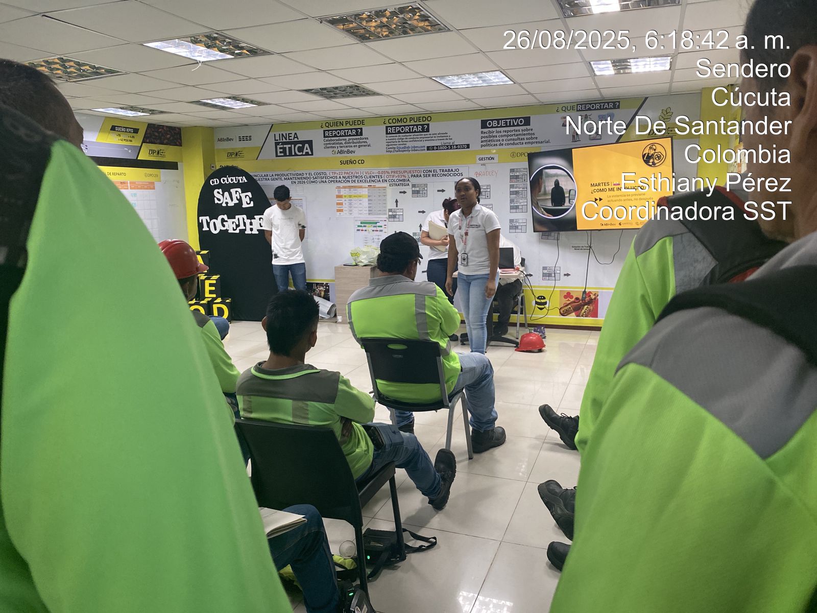 Evidencia de capacitación